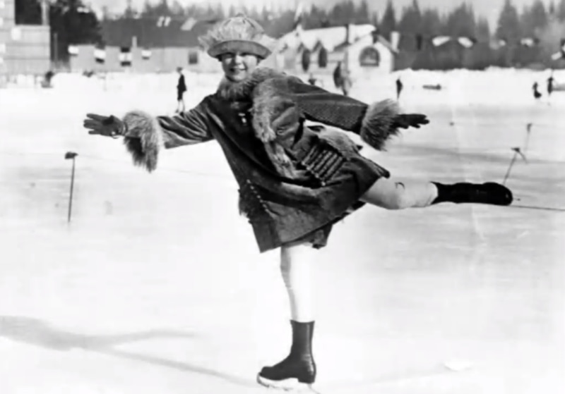 Первые зимние Олимпийские игры. Соня Хени (https://www.youtube.com/watch?v=MXBk7_WAuZU)