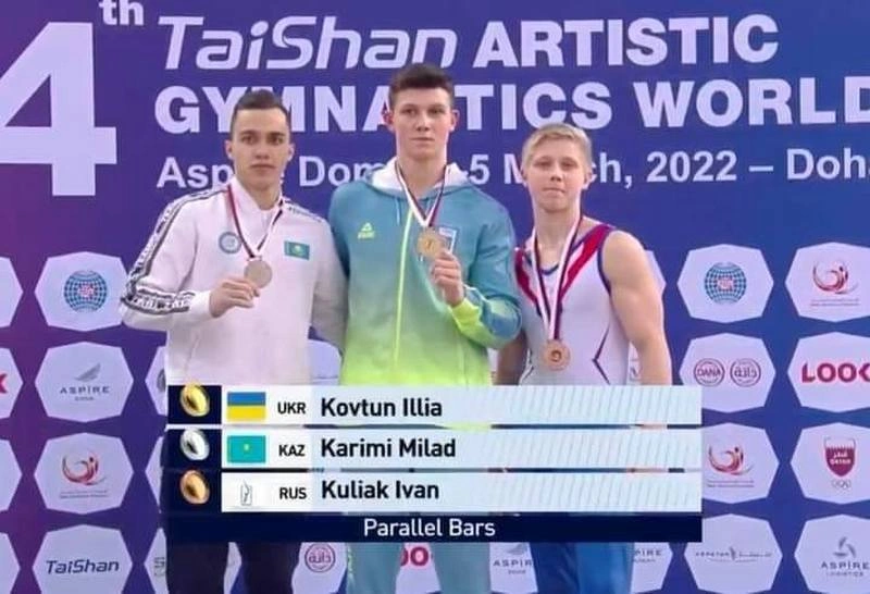 Милад Карими, Илья Ковтун, Иван Куляк в Дохе в 2022 году Милад Карими, Илья Ковтун, Иван Куляк в Дохе в 2022 году