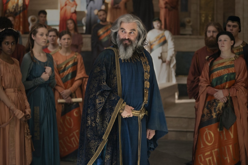 Тристан Гравелль в роли Ар-Фаразона в сериале «Властелин колец: Кольца власти»