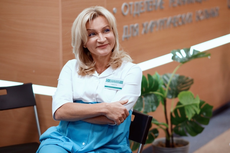 Анна Якунина в образе Нины Дубровской в сериале «Склифосовский» / Фото: Кино-Театр.РУ