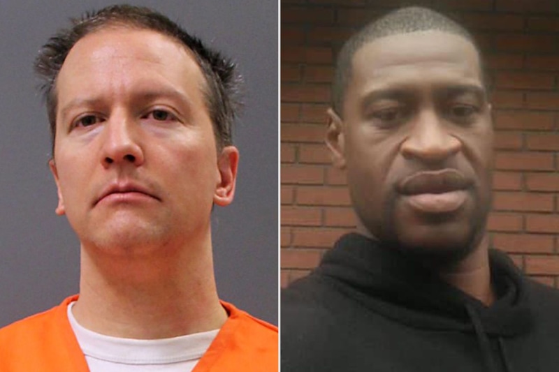 Дерек Шовин и Джордж Флойд