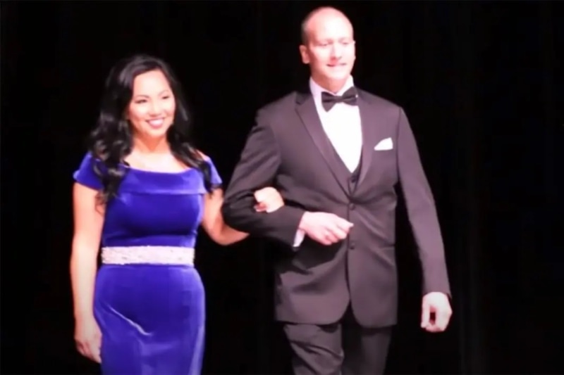 Дерек Шовин с женой