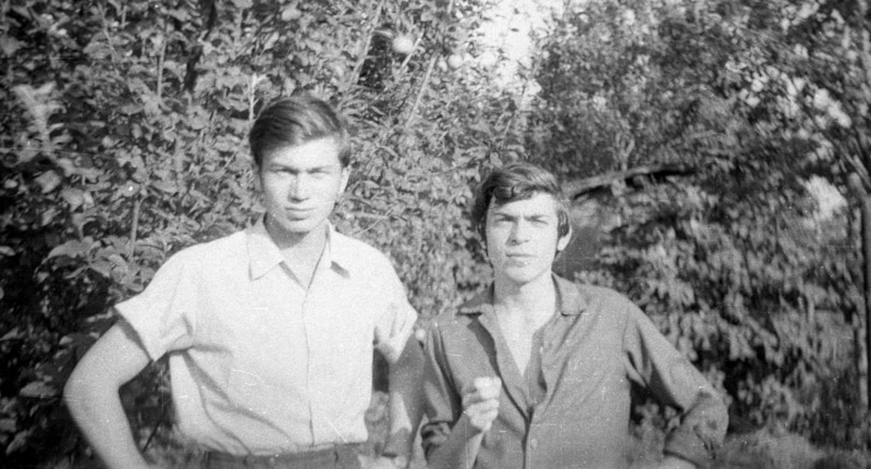 Юрий Красавин в молодости