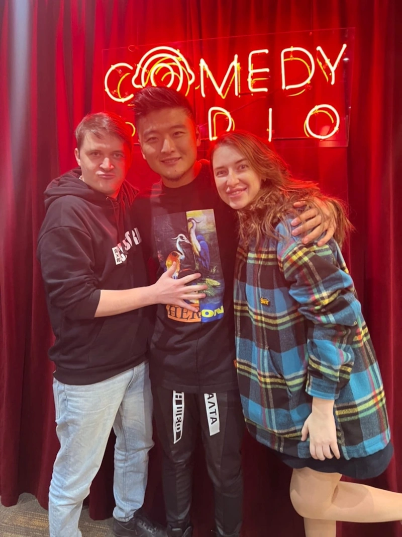 Дмитрий Павлов, Анатолий Цой и Надежда Бобрышева на Comedy Radio Дмитрий Павлов, Анатолий Цой и Надежда Бобрышева на Comedy Radio