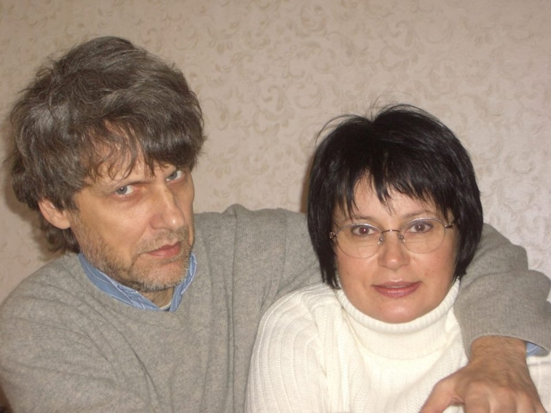 Ольга Рязанова с мужем