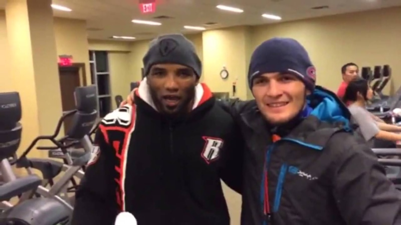 Йоэль Ромеро и Хабиб Нурмагомедов