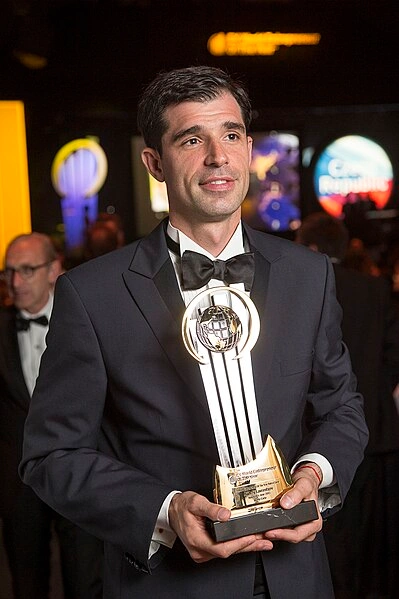 Бизнесмен Андрей Лаврентьев на конкурсе «Предприниматель года»