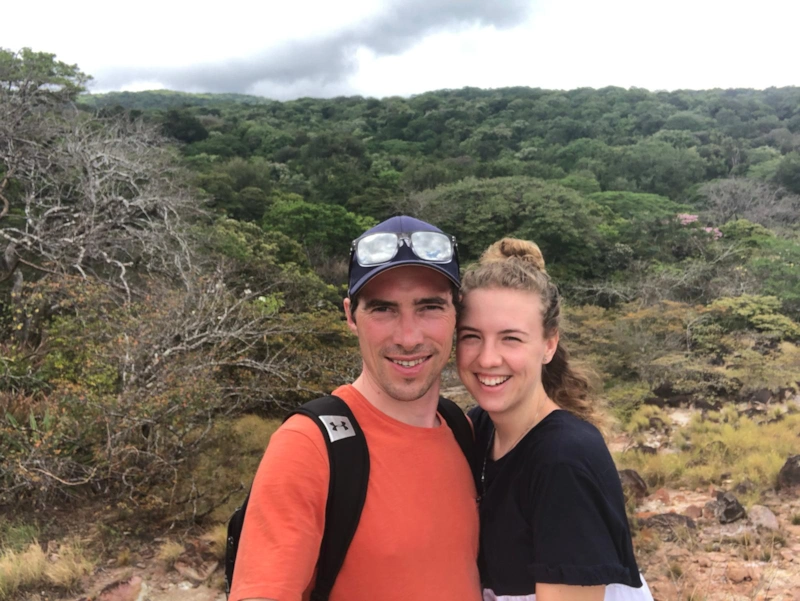 Антонин Гайек и жена Вероника Панкова