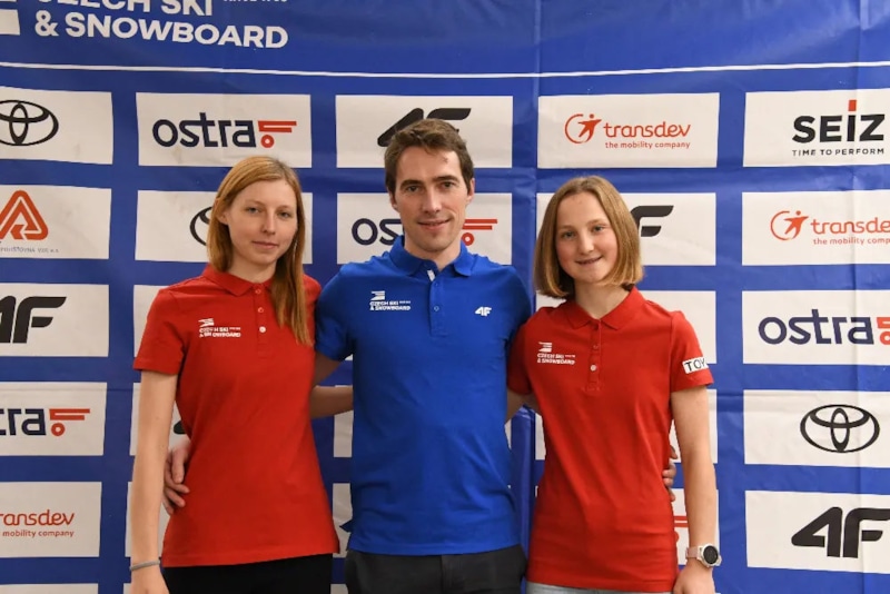 Каролина Индрачкова, Антонин Гайек и Клара Ульрихова