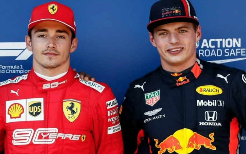 Шарль Леклерк и Макс Ферстаппен Шарль Леклерк и Макс Ферстаппен