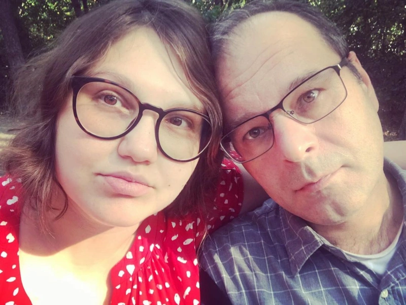 Ярослава Пулинович и муж Роман Сенчин Ярослава Пулинович и муж Роман Сенчин