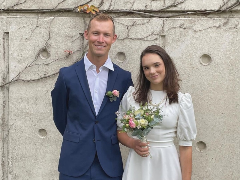 Софья Просвирнова и ее муж Виктор Торуп