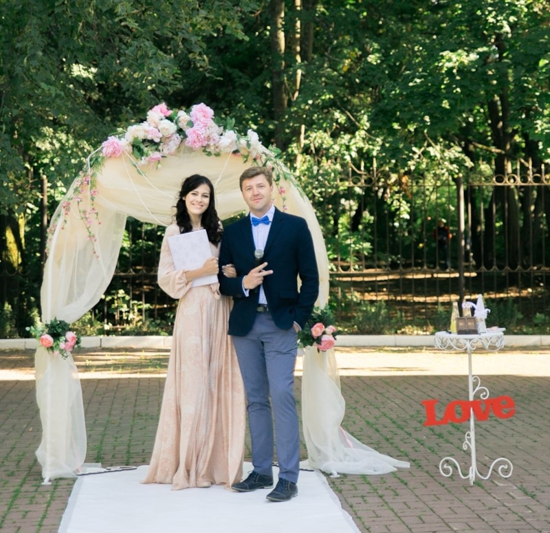 Алена Котова с бывшим мужем