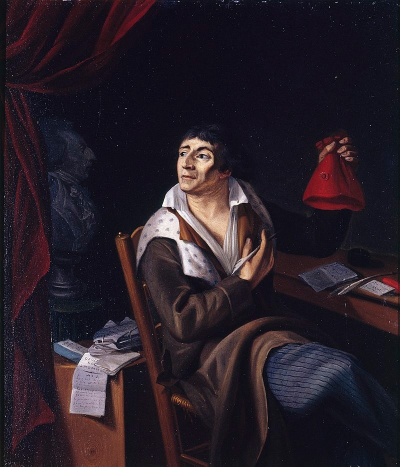 Анонимный портрет Марата, ок. 1793 г. Музей Карнавале (https://en.wikipedia.org/wiki/Jean-Paul_Marat#/media/File:Anonymous_-_Portrait_de_Jean-Paul_Marat_(1743-1793),_publiciste_et_homme_politique._-_P724_-_Mus%C3%A9e_Carnavalet.jpg) Анонимный портрет Марата, ок. 1793 г. Музей Карнавале (https://en.wikipedia.org/wiki/Jean-Paul_Marat#/media/File:Anonymous_-_Portrait_de_Jean-Paul_Marat_(1743-1793),_publiciste_et_homme_politique._-_P724_-_Mus%C3%A9e_Carnavalet.jpg)