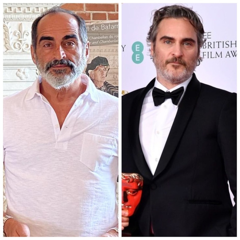 Навид Негабан и Хоакин Феникс (похожи)