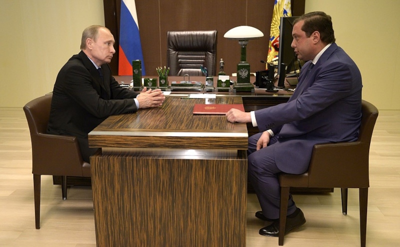 Алексей Островский и Владимир Путин Алексей Островский и Владимир Путин