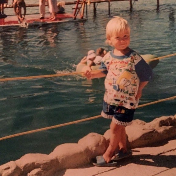 Юрий Цокуров в детстве