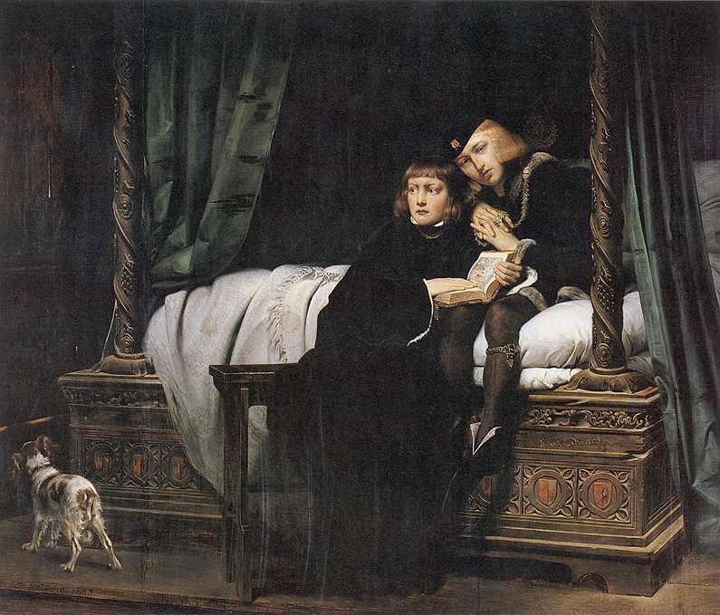 Поль Деларош, Дети Эдуарда (Лувр) (https://fr.wikipedia.org/wiki/Richard_III#/media/Fichier:DelarocheKingEdward.jpg) Поль Деларош, Дети Эдуарда (Лувр) (https://fr.wikipedia.org/wiki/Richard_III#/media/Fichier:DelarocheKingEdward.jpg)