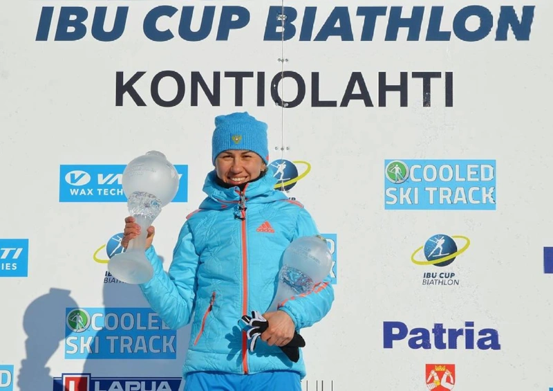 Биатлонистка Дарья Виролайнен