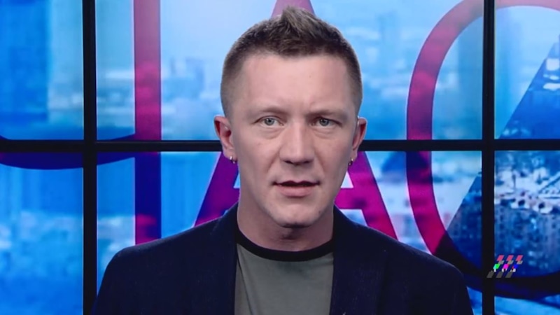 Сергей Ерженков на канале «Дождь» Сергей Ерженков на канале «Дождь»