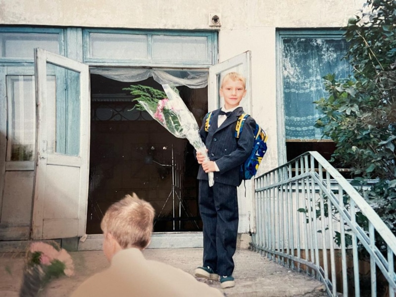 Илья Аксенов в детстве