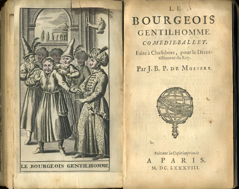 Титульный лист с издания книги «Мещанин во дворянстве» в 1688 году Титульный лист с издания книги «Мещанин во дворянстве» в 1688 году