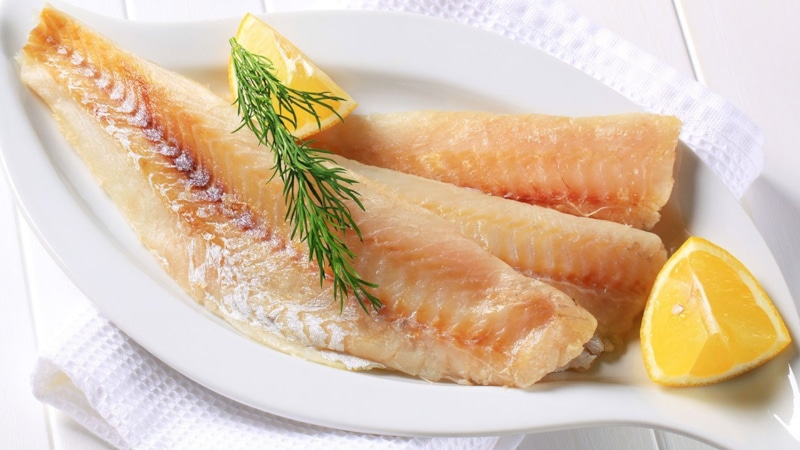 Нежный минтай с лимоном в фольге