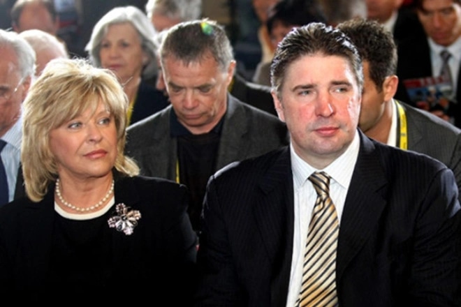 Алексей Касатонов с женой