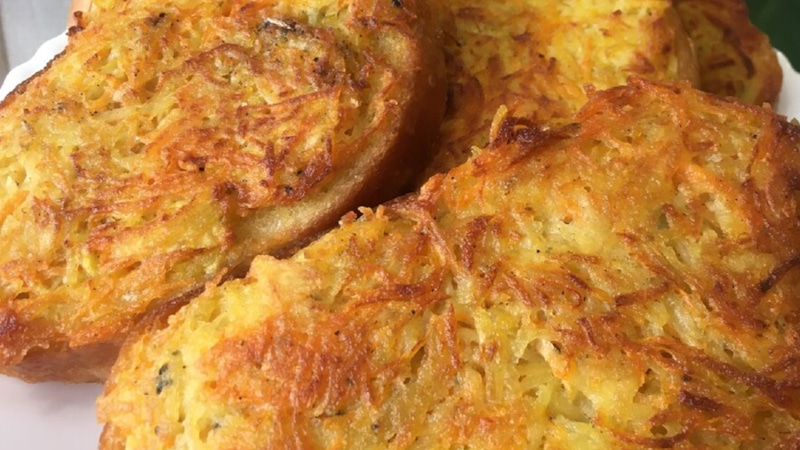 Гренки с картофелем: простая закуска Гренки с картофелем: простая закуска
