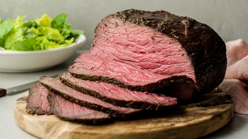 Мраморный ростбиф: корочка и сочность