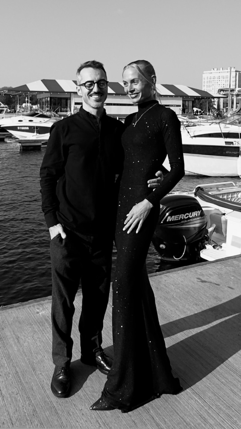 Композитор и продюсер Тимур Ёлчин с женой Композитор и продюсер Тимур Ёлчин с женой