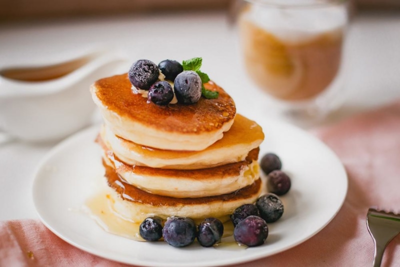 Пышные японские оладьи для завтрака