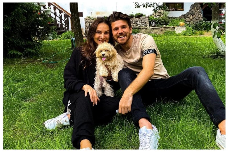 Иван Букин с женой Аленой Самарской