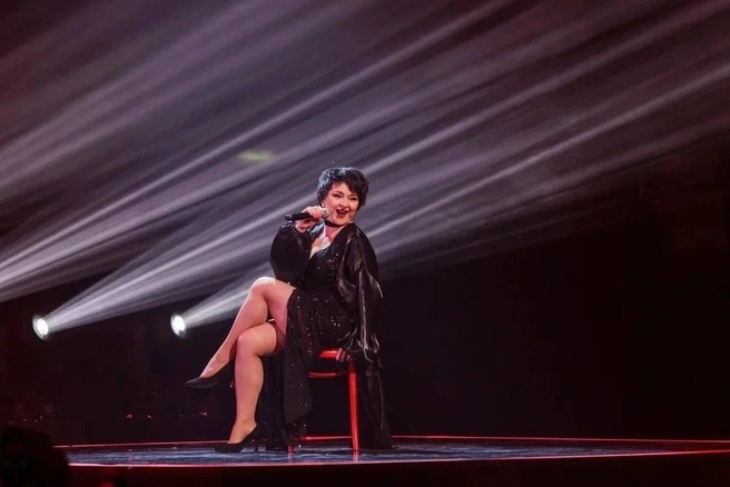 Кристина Рыжковская в шоу «Ярче звезд» на ТНТ