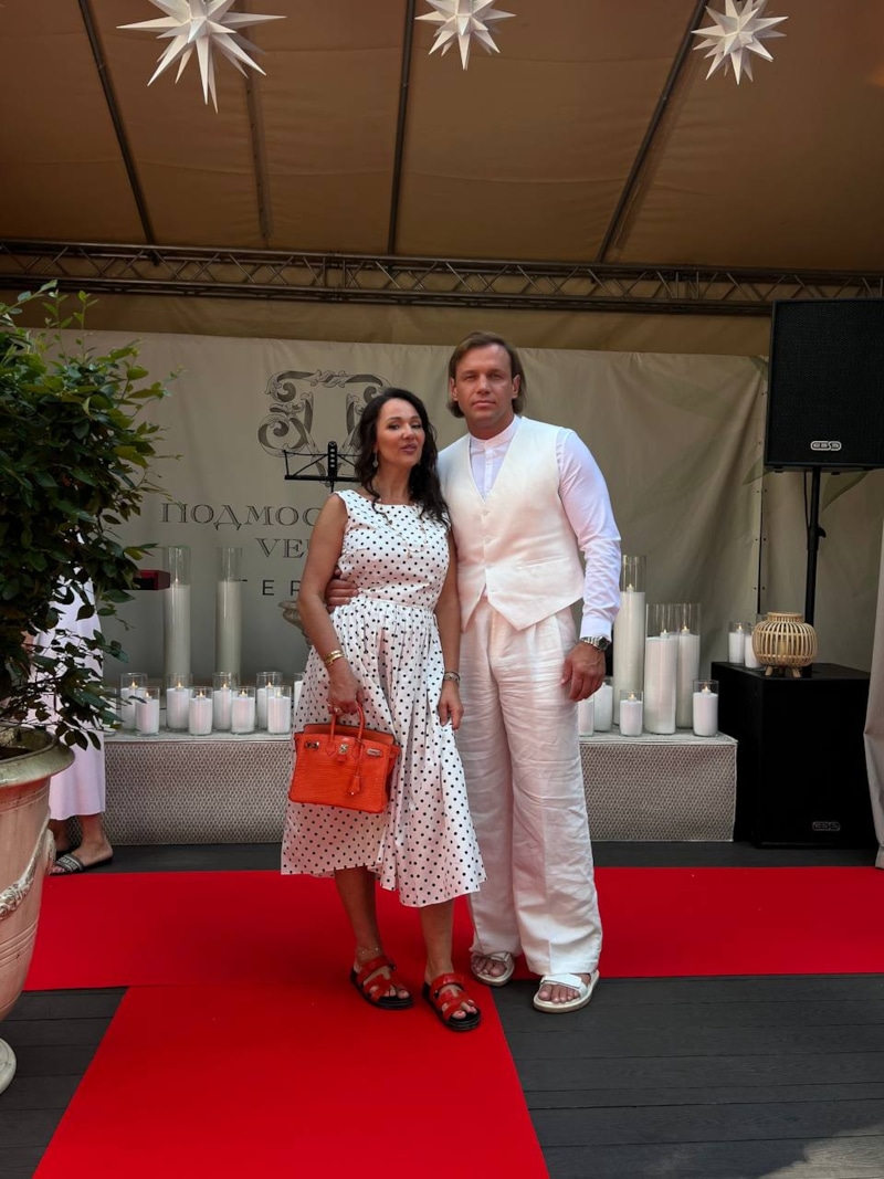 Алексей Леденев с женой