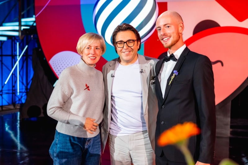 Кирилл Кветка, его мама и Андрей Малахов Кирилл Кветка, его мама и Андрей Малахов