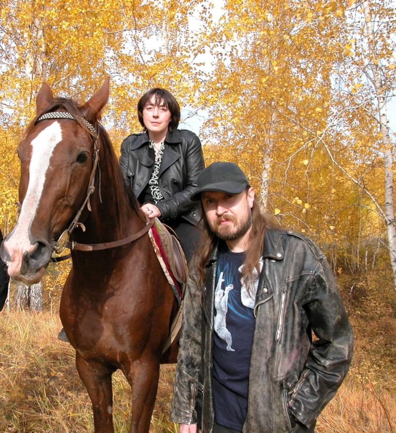 Наталья Чумакова и Егор Летов