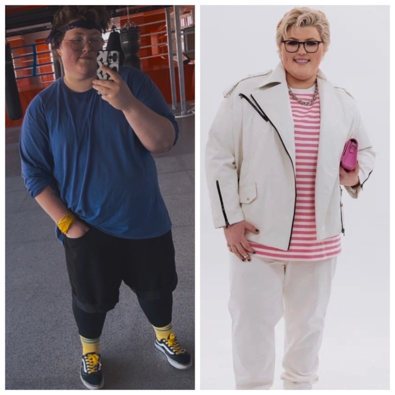 Екатерина Ванышева до и после шоу «Перезагрузка»