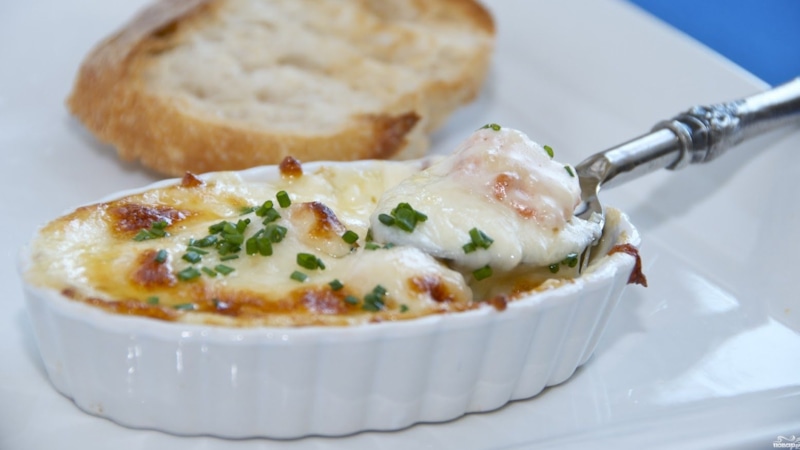 Жюльен с рыбой: нежный и сливочный