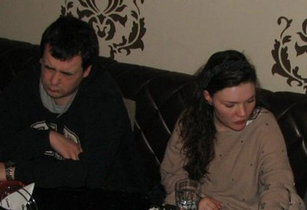 Илья Бурец с женой