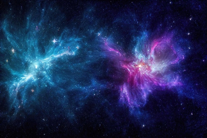 Слияние галактик: IC 2163 и NGC 2207 Слияние галактик: IC 2163 и NGC 2207