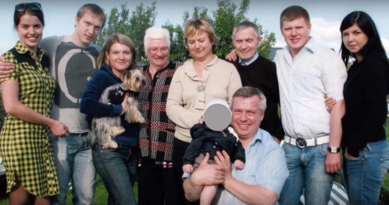 Василий Голубев с семьей Василий Голубев с семьей