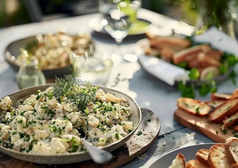 Шведская закуска: сельдь и картофель Шведская закуска: сельдь и картофель