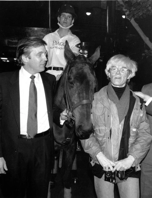 Энди Уорхол и Дональд Трамп Энди Уорхол и Дональд Трамп