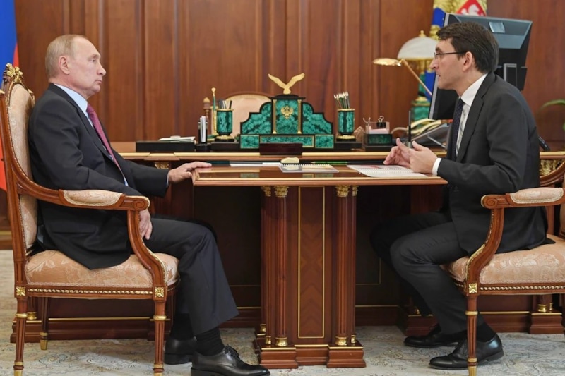 Андрей Липов и Владимир Путин