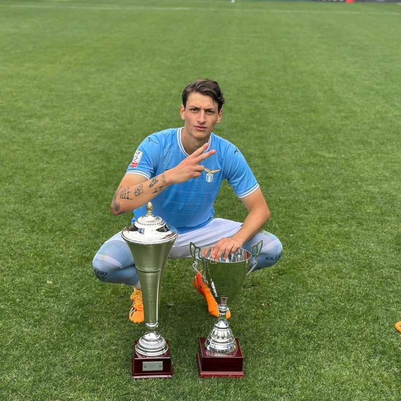 Защитник клуба «Лацио» Романо Флориани Муссолини Защитник клуба «Лацио» Романо Флориани Муссолини