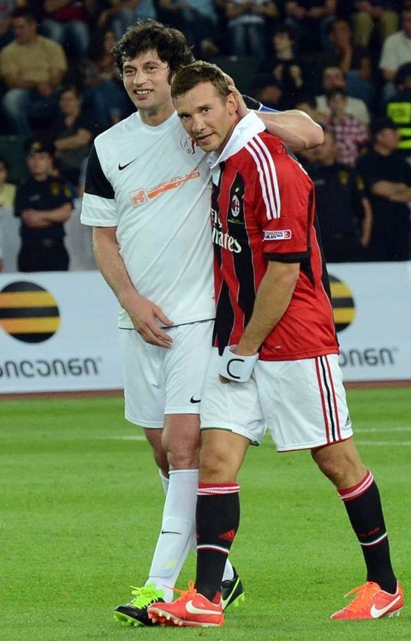 Каха Каладзе и Андрей Шевченко