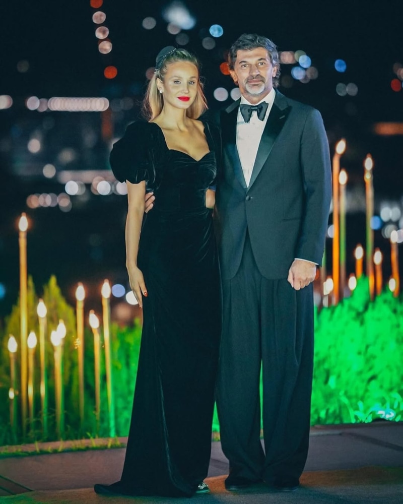 Каха Каладзе с женой