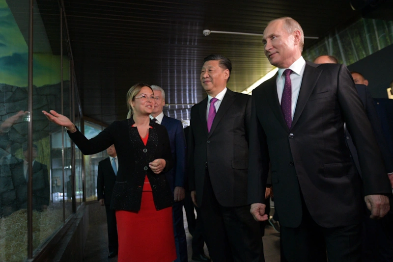 Светлана Акулова и Владимир Путин