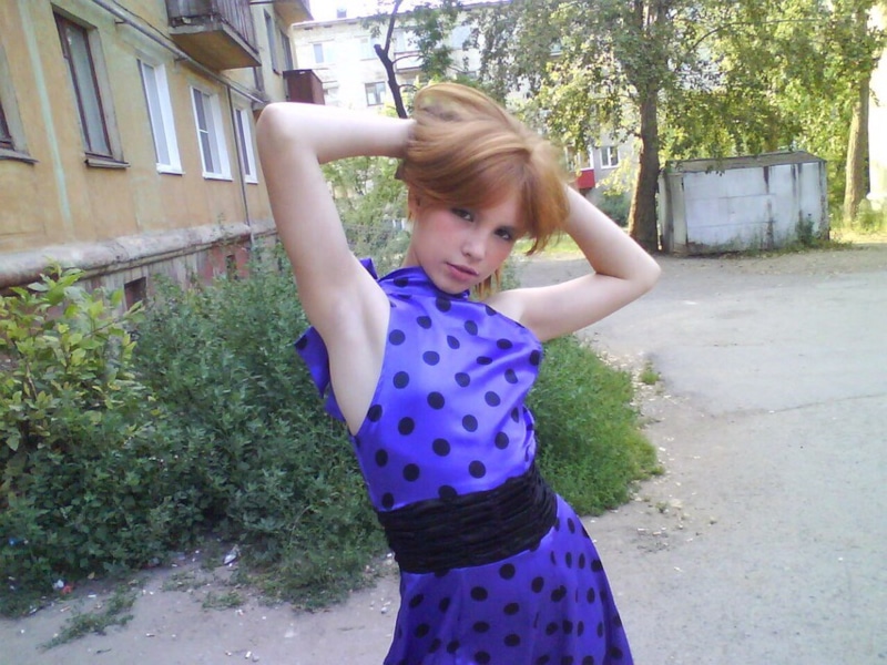 Анна Горохова в детстве